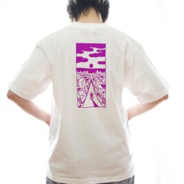 【手刷り】夜ノTシャツ〈 PM 6: 00 〉｜シルクスクリーンプリント｜半袖｜レディース｜メンズ