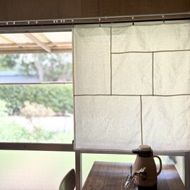 風と光をまとう 白リネン（90×90㎝）