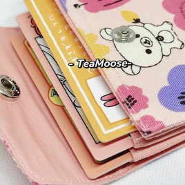 ハンドメイドペンケース✨ ブックバンドペンケース＜B6～A5用＞ 透明セピア(41827006