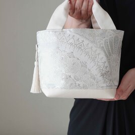 結婚式やパーティー日常使いにも。絹帯 ゴールド リメイク 2way