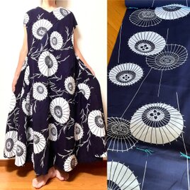 有松絞り 浴衣リメイク2wayワンピース 着物リメイク | iichi