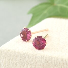 【新作セール！】K10 ロードライト ガーネット ピアス CK040CIBSN