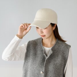 ウールキャップ キャップ ウール 帽子 YOKOI BERET ホワイト [YO-BR009-WH]