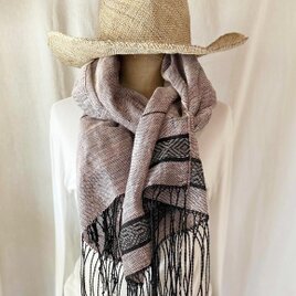 リトアニア リネン　ストール　P&B　#2501