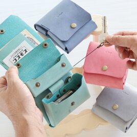財布として使えるキーケース スマートキー対応 LF-027 シビラ革 スマートキーが入る財布 軽いキーケース コンパクト財布