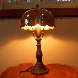 レトロランプ12-09 OPL097 GLASS SHADE LAMP - POINT NO.39｜東京｜五反田｜真鍮