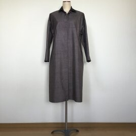白大島紬のコート 着物リメイク | iichi 日々の暮らしを心地よく