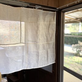 風と光をまとう 薄手の白リネン（幅90×丈㎝）