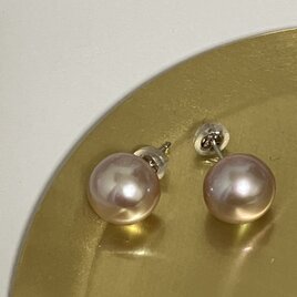 PP-29モーブカラー淡水ピアス