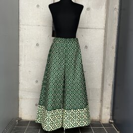 アフリカンワックスプリント　ワイドパンツ