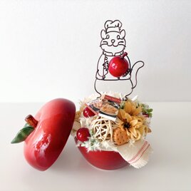 受注制作 】ハリネズミのWelcomeシルエットオーナメント | iichi