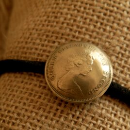 ＃H261 Hong Kong Coin Hair Elastic