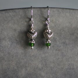 Kaya ♦︎14kgfザンビア産エメラルドブレスレット フランスヴィンテージビーズ ザンビア産エメラルドの