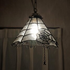 親子のハロウィンおばけ♪ ステンドグラス ランプ | iichi 日々