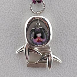 帯飾り　かぐや姫　シルバー925