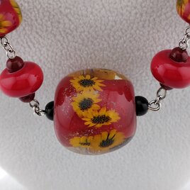 ネックレス ひまわり