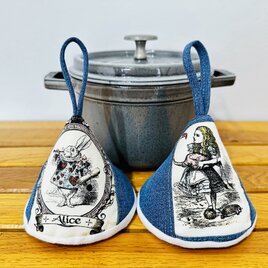 古着リメイク　ゆったり黒デニムシャツのパッチワークワンピース haco！ 羽織っても便利なパールボタンの別注 refined