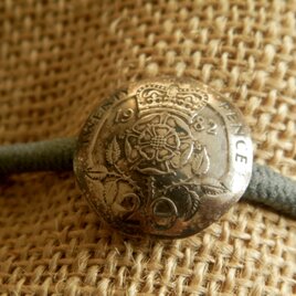 ＃H77　UK Coin Hair Elastic