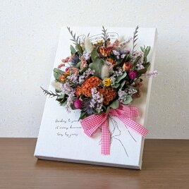 クエキフォリア&ドイツトウヒ ドライフラワーリース