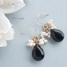 14kgf 煙水晶紅雫ピアス 【RC-467P】 | iichi 日々の暮らしを