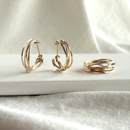 【専用です】14kgf♦︎ブレスレット＊ピアス 楽天市場】14KFG ツイストロンデル ねじねじロンデル スペーサー