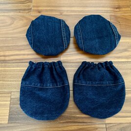 本革☆パッチワーク☆手縫い カバン お散歩バッグ ハンドメイド