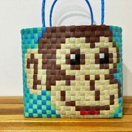 本革☆パッチワーク☆手縫い カバン お散歩バッグ ハンドメイド