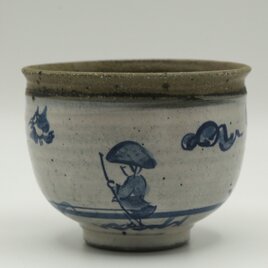 椿絵 大鉢 27cm 椿絵手洗い鉢【小型サイズ】信楽焼き手洗器！陶器の手水鉢［tr