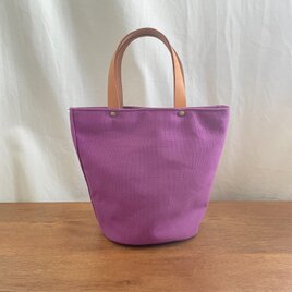 トートバッグS✴︎スミクロ×パープルブルー✴︎倉敷帆布 | iichi