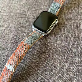 アップルウォッチバンド Apple Watch バンド オリジナルデザイン 英国製です 手縫い 本革 天然草木染め