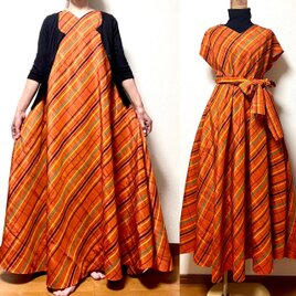 有松絞り 浴衣リメイクワンピース | iichi 日々の暮らしを