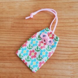 ペットボトルカバー ミニ 輸入生地うさぎ柄 ピンク ハンドメイド