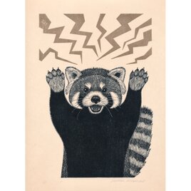 威嚇（のつもり）