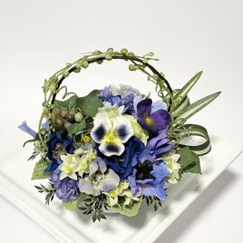 優しい色のフラワーアレンジメント   Mサイズ（造花、母の日、結婚祝い、新築祝、還暦祝い、敬老の日）のコピーのコピー