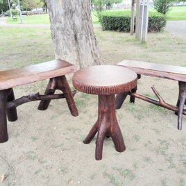 流木丸太脚テーブル(mini) | iichi 日々の暮らしを心地よくする