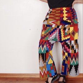 アフリカンプリント サルエルパンツ | iichi 日々の暮らしを