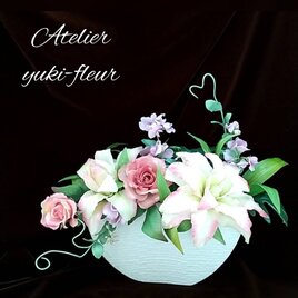 クレイフラワー　桜草 ☆クレイフラワー作品（春の訪れ・桜草ー2）☆ | iichi 日々の