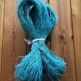 藍の生葉染め糸 きびそ（生皮苧）純国産　（群馬県産）A級ランク1000デニール　