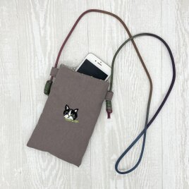 刺繍 カフェ バッグ オウム | iichi 日々の暮らしを心地よくする