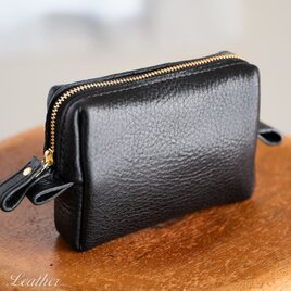 《GINO》ボックスファスナーポーチ（for Camera & Gadget）《3colors》Sサイズ