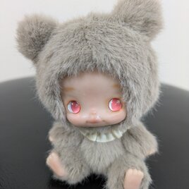 ぬいぐるみ☆着ぐるみくまさん☆粘土ドール