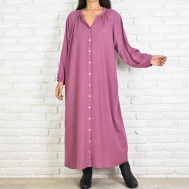 グレー 長袖 ティアード ワンピース セール】ティアード カットソー ワンピース 長袖（ワンピース