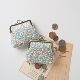 リバティ ハンドメイド がま口キーホルダー772 ミニがま口ポーチ リバティプリント/DDintex