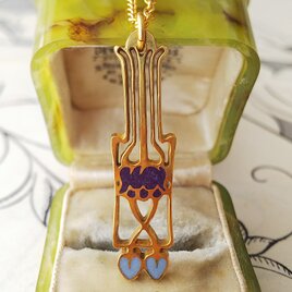 アンティークサフィレット（12×6㎜）Diamond-Crown・Shape 真鍮