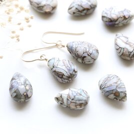 R✴︎H ♦︎14kgfラブラドライトパイナップルカービングピアス/イヤリング R✴︎H 様専用♦︎14kgfラブラドライトパイナップルカービング