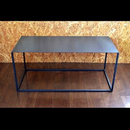 希望サイズでフルオーダー可能☆T型アイアン製　鉄脚2脚　40㎜角パイプテーブル脚 希望サイズでフルオーダー可能☆T型アイアン製 鉄脚2脚 40