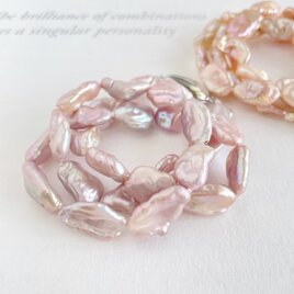 1613 ヒーリング効果✨️　ケシパールネックレス　ハンドメイド 1613 ヒーリング効果✨️ ケシパールネックレス ハンドメイド