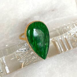 SCOJ-24【CERCA50%OFF】グリーンクォーツリング 11号 | iichi