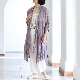 45R コットンリネンカットワーク刺繍ワンピース 春色花のカットワーク裾刺繍リネンワンピース | iichi 日々の