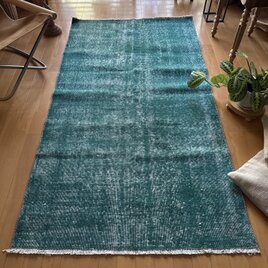 専用124×190 ブラウン×ネイビー 豪華メダリオン　トルコヴィンテージラグ 専用124×190 ブラウン×ネイビー 豪華メダリオン トルコ